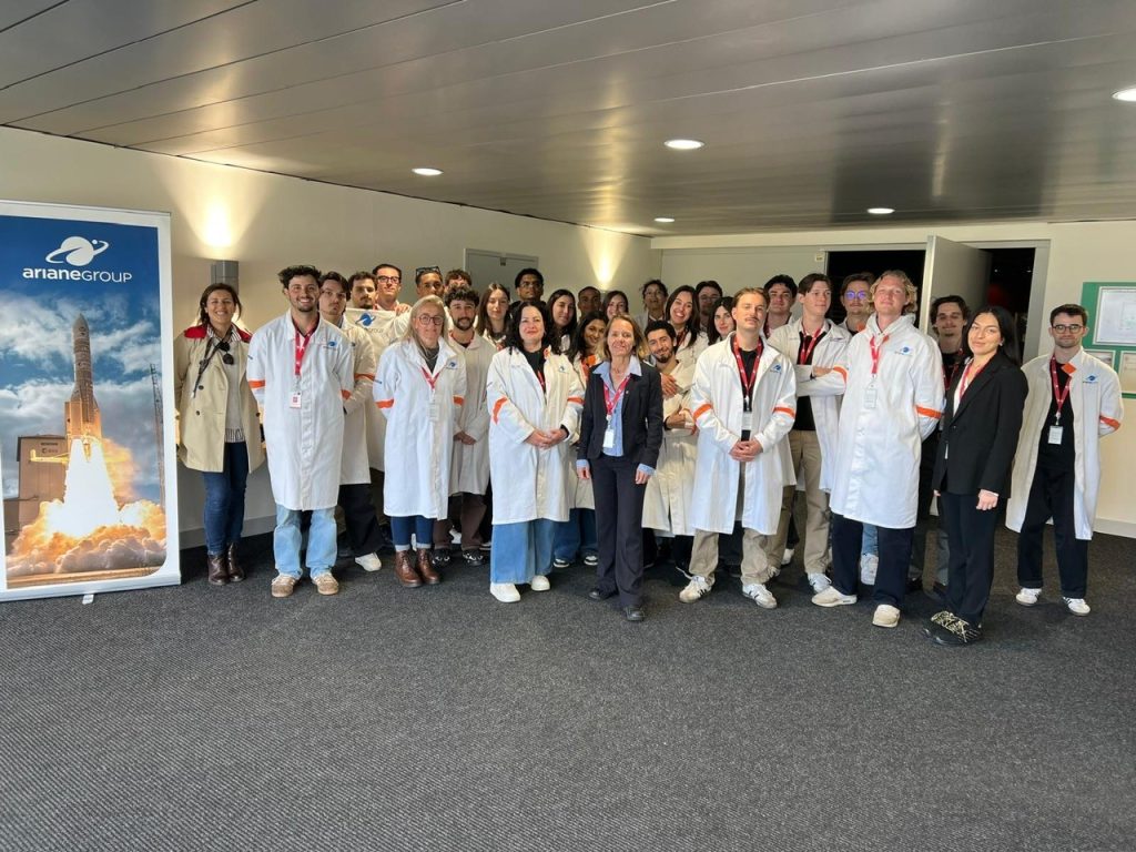 Visite d'Ariane Group au haillan avec des étudiants de Kedge bs 1