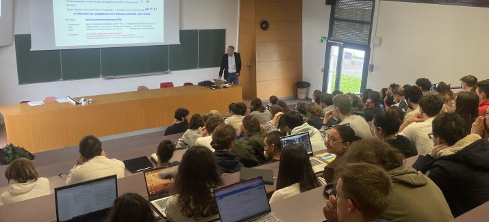 Première intervention à l'ENSGTI de Pau